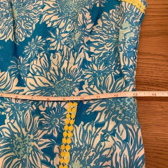 Lilly Pulitzer Blue and White Floral Mini Skort Dress, Size 2 - Picture 13 of 15